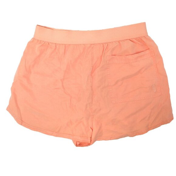 Free People Movement See You Sunday Shorts High Rise Elastic Waist Coral Orange - Picture 3 of 9
